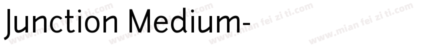 Junction Medium字体转换